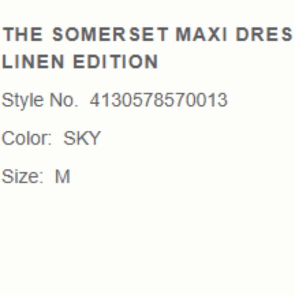 Maxi Dress Anthropologie The Somerset - Picture 4 of 4